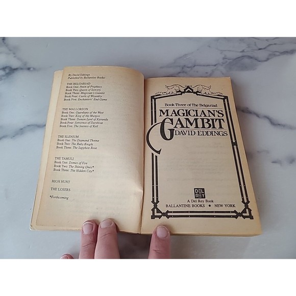 The Belgariad Ser.: Magician's Gambit by David Eddings (1986, Mass Market) - Picture 3 of 10